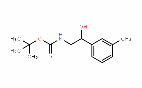 tert-butyl 2-hydroxy-2-M-tolylethylcarbaMate