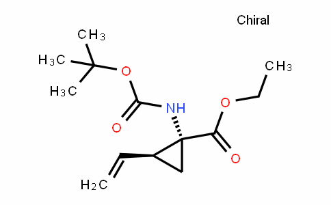 (1R,2S)-1-叔丁氧羰基氨基-2-乙烯基环丙烷甲酸乙酯