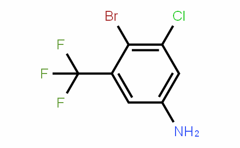 4-Bromo-3-chloro-5-(trifluoromethyl)aniline