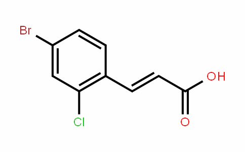 4-Bromo-2-chlorocinnamic acid