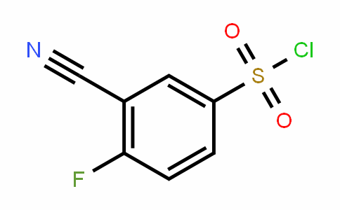 3-Cyano-4-fluorobenzenesulfonyl chloride