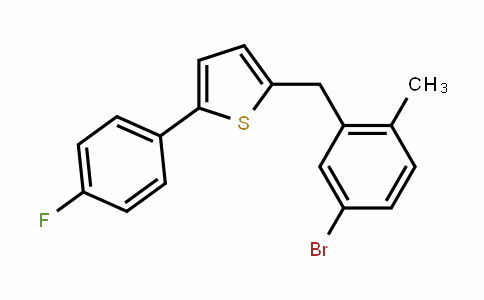 2-（2-甲基-5-溴苄基）-5-（4-氟苯）噻吩