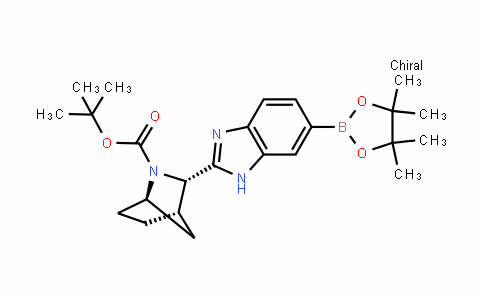 (1R,3S,4S)-3-[6-(4,4,5,5-四甲基-1,3,2-二氧杂环戊硼烷-2-基)-1H-苯并咪唑-2-基]-2-氮杂双环[2.2.1]庚烷-2-羧酸叔丁酯