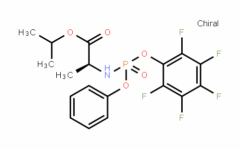  N-[(S)-(2,3,4,5,6-Pentafluorophenoxy)phenoxyphosphinyl]-L-alanine 1-methylethyl ester