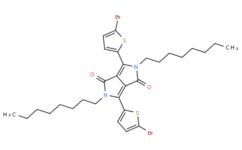3,6-Bis(5-bromo-2-thienyl)-2,5-di-n-octylpyrrolo[3,4-c]pyrrole-1,4-dione