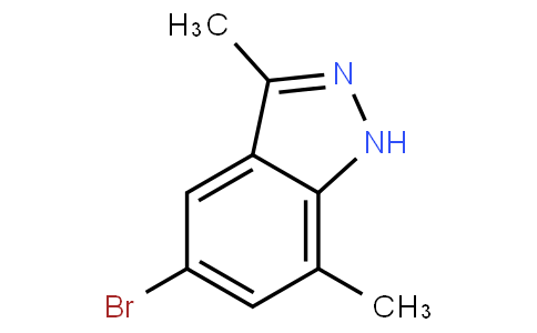 5-bromo-3,7-dimethyl-1H-indazole