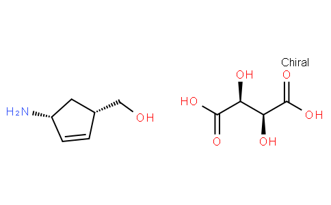 (1S-cis)-4-Amino-2-cyclopentene-1-methanol D-hydrogen tatrate