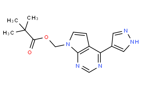 [4-(1H-吡唑-4-基)-7H-吡咯并[2，3-d]