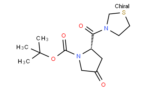 (2S)-4-氧代-2-(3-噻唑烷基羰基)-1-吡咯烷羧酸叔丁酯