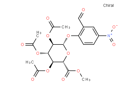 methyl 1-O-(2-formyl-4-nitrophenyl)-2,3,4-tri-O-acetyl-β-D-glucopyranuronate