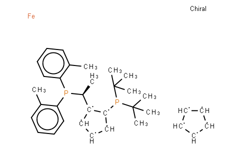 (1S)-1-[双(叔丁基)膦]-2-[(1S)-1-
[双(2-甲基苯基)膦]乙基]二茂铁