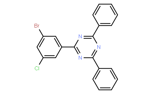 2-(3-溴-5-氯苯基)-4,6-二苯基-1,3,5三嗪