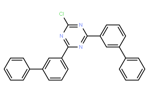 2,4-Di([1,1'-biphenyl]-3-yl)-6-chloro-1,3,5-triaz-ine