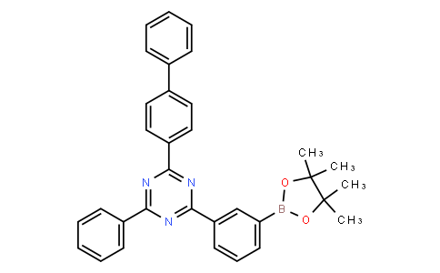 2-([1,1'-联苯]-4-基)-4-苯基-6-(3-(4,4,5,5-四甲基-1,3,2-二氧杂环戊硼烷-2-基))-1,3,5-三嗪