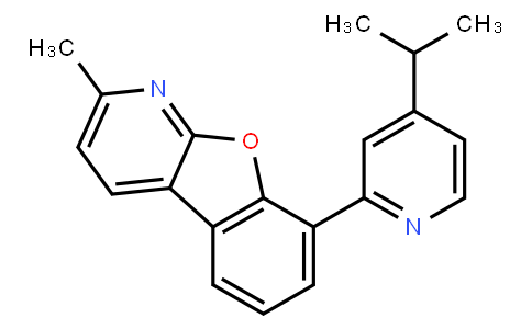 2-甲基-8-[4-(1-甲基乙基)-2-吡啶基)苯并呋喃并[2,3-B]吡啶
