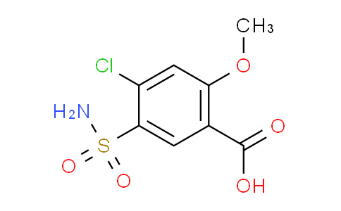 4-Chloro-2-methoxy-5-sulfamoylbenzoic acid