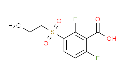 2,6-Difluoro-3-(propylsulfonyl)benzoic acid