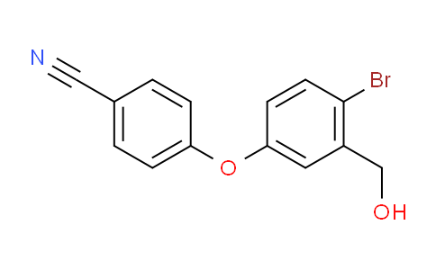 4-(4-Bromo-3-(hydroxymethyl)phenoxy)benzonitrile