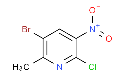 3-Bromo-6-chloro-2-methyl-5-nitropyridine