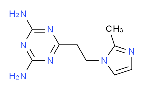 2,4-Diamino-6-[2-(2-methyl-1-imidazolyl)ethyl]-1,3,5-triazine