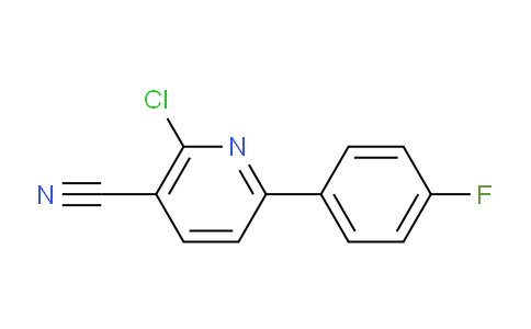 2-氯-6-(4-氟苯基)烟酸腈