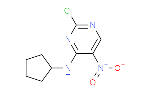 (2-Chloro-5-nitro-pyrimidin-4-yl)-cyclopentyl-amine