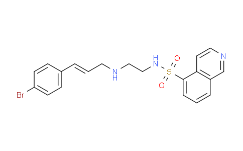 N-[2-[[3-(4-Bromophenyl)-2-propen-1-yl]amino]ethyl]-5-isoquinolinesulfonamide