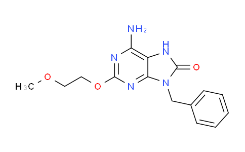 6-Amino-7,9-dihydro-2-(2-methoxyethoxy)-9-(phenylmethyl)-8H-purin-8-one