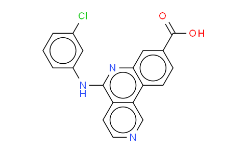 5-[(3-氯苯基)氨基]-苯并[C]-2,6-萘啶-8-羧酸