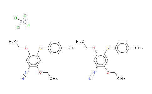 2,5-diethoxy-4-[(4-methyl-phenyl)thio]-Benzenediazonium Tetrachlorozincate