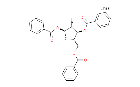 1,3,5-Tri-O-benzoyl-2-deoxy-2-fluoro-alpha-L-arabinofuranose