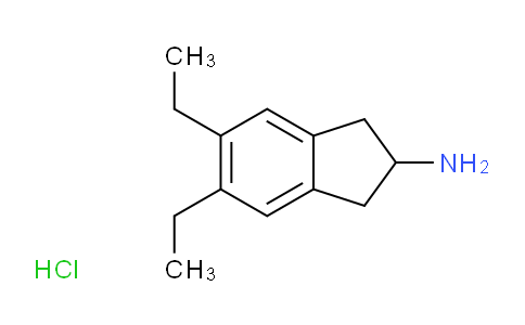 5,6-二乙基-2,3-二氢-1H-茚-2-胺盐酸盐