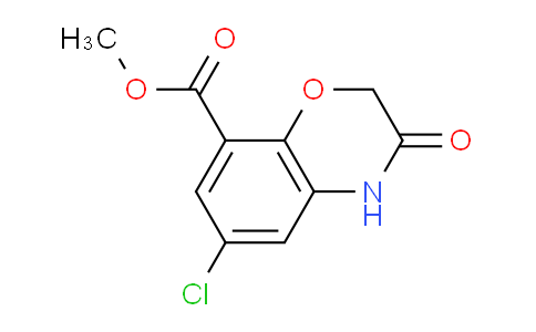 6-Chloro-3,4-dihydro-3-oxo-2H-1,4-benzoxazine-8-carboxylic acid methyl ester
