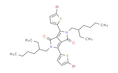 3,6-Bis(5-bromo-2-thienyl)-2,5-bis(2-ethylhexyl)-2,5-dihydropyrrolo[3,4-c]pyrrole-1,4-dione