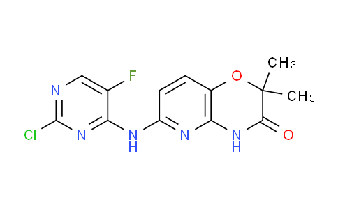 6-((2-Chloro-5-fluoropyrimidin-4-yl)amino)-2,2-dimethyl-2H-pyrido[3,2-b][1,4]oxazin-3(4H)-one