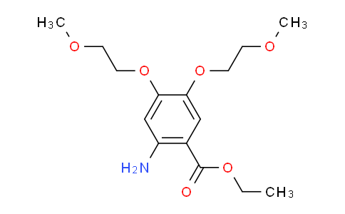 Ethyl 4,5-bis(2-methoxyethoxy)-2-aminobenzoate