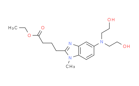 5-(双(2-羟基乙基)氨基)-1-甲基-1H-benz咪唑-2-丁酸乙酯