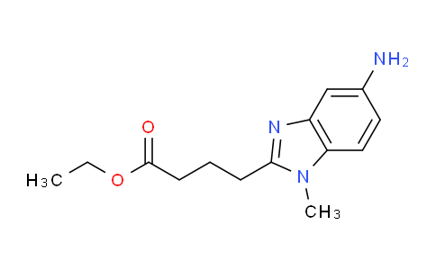 5-氨基-1-甲基-1H-苯并咪唑-2-丁酸乙酯