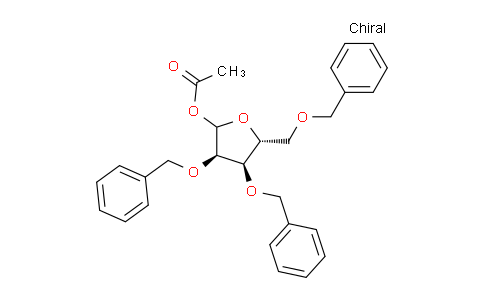 1-O-Acetyl-2,3,5-tri-O-benzyl-D-ribofuranose