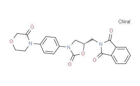 (S)-2-((2-Oxo-3-(4-(3-oxomorpholino)phenyl)-oxazolidin-5-yl)methyl)isoindoline-1,3-dione