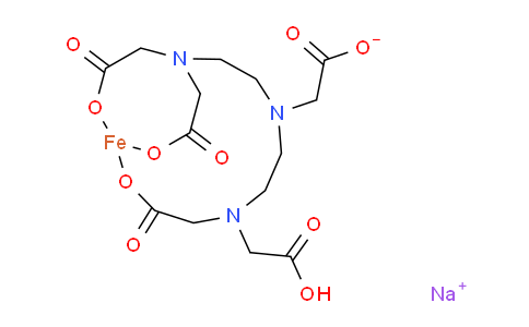 Sodium hydrogen ferric diethylenetriaminepentacetate