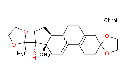 17alpha-hydroxy-19-norpregna-5(10),9(11)-diene-3,20-dione 3,20-bis(ethylene acetal)