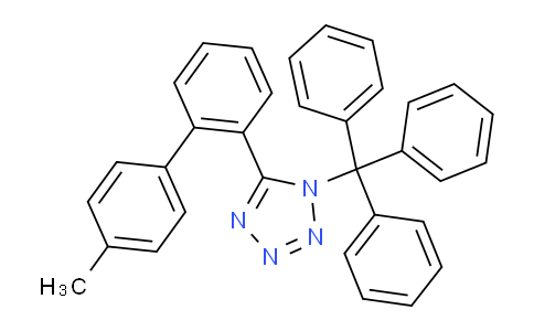N-(三苯基甲基)-5-(4'-甲基联苯-2-基)四氮唑