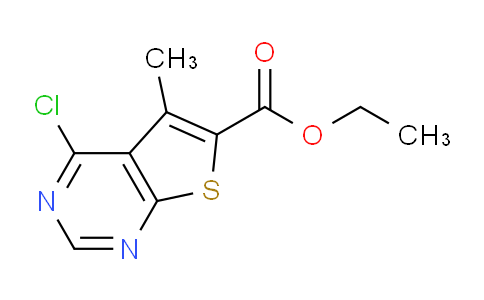 Ethyl 4-chloro-5-methylthieno-[2,3-d]pyrimidine-6-carboxylate
