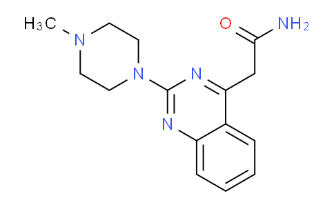 2-(2-(4-methylpiperazin-1-yl)quinazolin-4-yl)acetamide