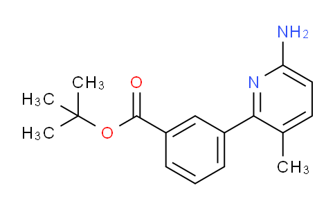 Tert-butyl 3-(6-amino-3-methylpyridin-2-yl)benzoate