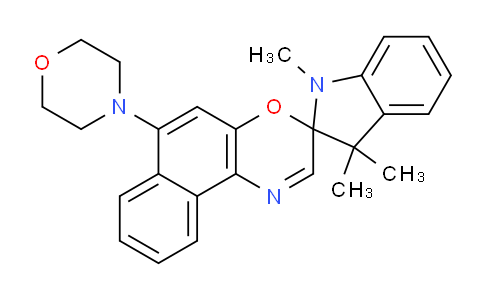 1,3,3-trimethyl-6'-morpholinospiro(indoline-2,3'-3H-naphtho[2,1-b][1,4]-oxazine)