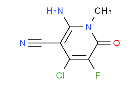 2-Amino-4-chloro-5-fluoro-1-methyl-6-oxopyridine-3-carbonitrile