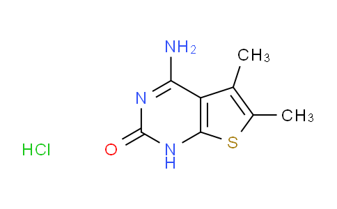 4-Amino-5,6-dimethylthieno[2,3-d]pyrimidin-2(1H)-one hydrochloride
