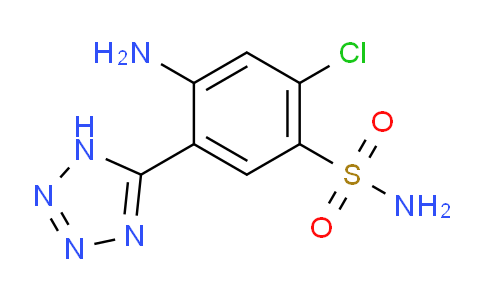 4-Amino-2-chloro-5-(1H-tetrazol-5-yl)benzenesulfonamide